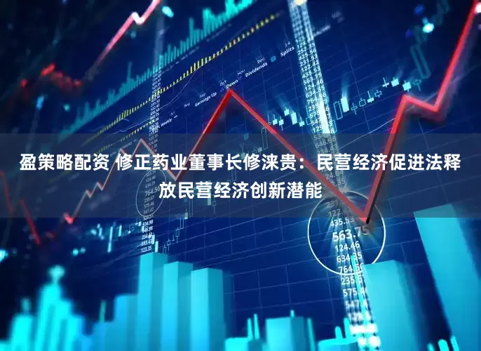 盈策略配资 修正药业董事长修涞贵：民营经济促进法释放民营经济创新潜能